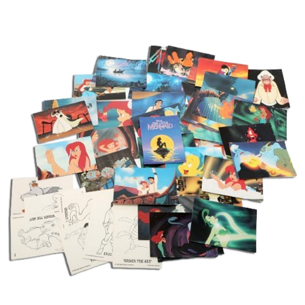 Vintage Disney's The Little Mermaid Trading Cards Pro Set 1991 Ariel Collectable